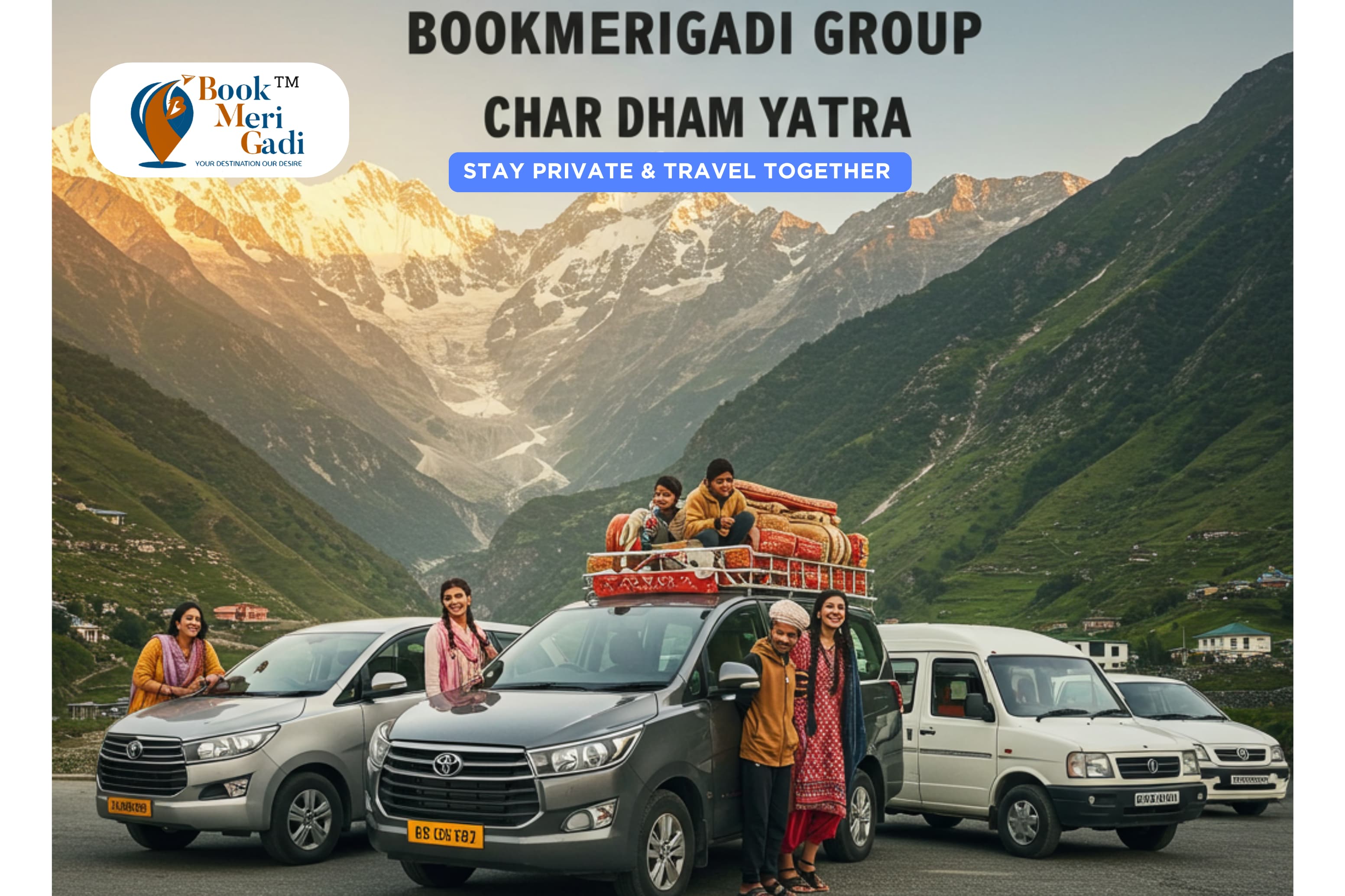 Chardham Group Yatra with Tungnath 2025 Affordable ( 10 days ) Pickup point : Haridwar 